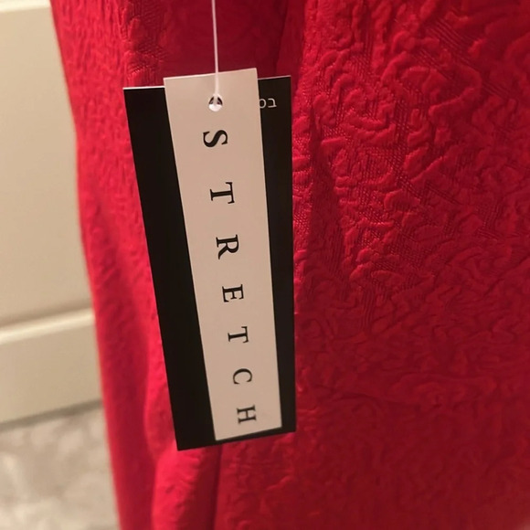 Peach Velvet New York NWT Red Sleeveless Dresss Size 12 - Picture 3 of 4